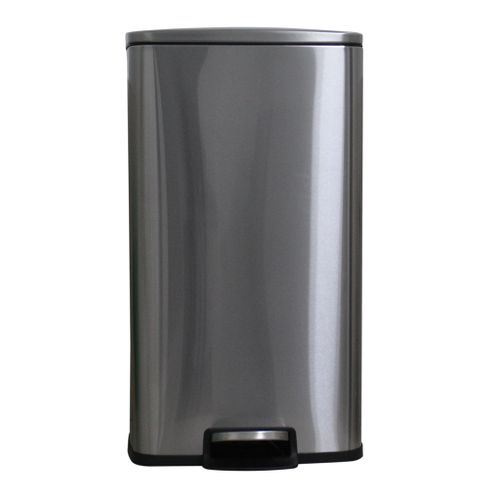 POUBELLE A PEDALE ACIER INOX SATINE 30L