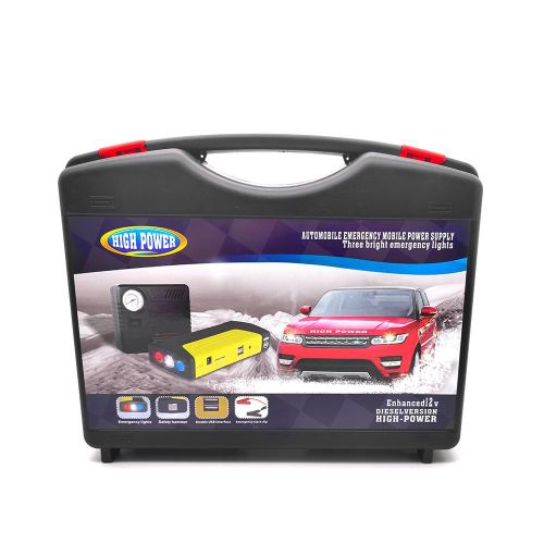 Batterie de démarrage d’urgence 12V – Booster de voiture multifonction avec pompe à air