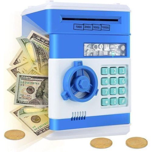 Partagez ce produit Tirelire Coffre-fort électronique De Pièces Et Billets - Coffre-fort Avec Le Code De Sécurité BBN