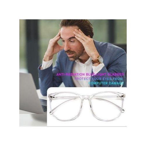Agreable Lunettes Anti Lumière Bleue - Blanc avec coffret