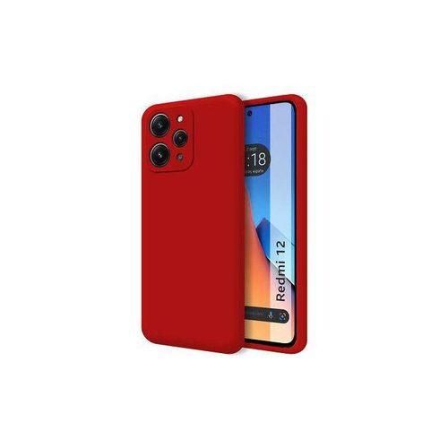 FOURREAU EN COQUE SILICONE REDMI 12 Avec Antichoc - rouge