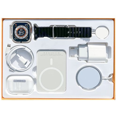Coffret Montre Connectée + écouteurs + Chargeur W26 PRO MAX Série 8