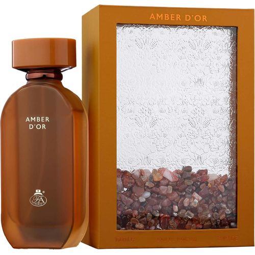 Amber D'Or, Amber Vanilla, Eau de Parfum, Perfume For Men, 100ml - Amber, Vanilla and Green notes