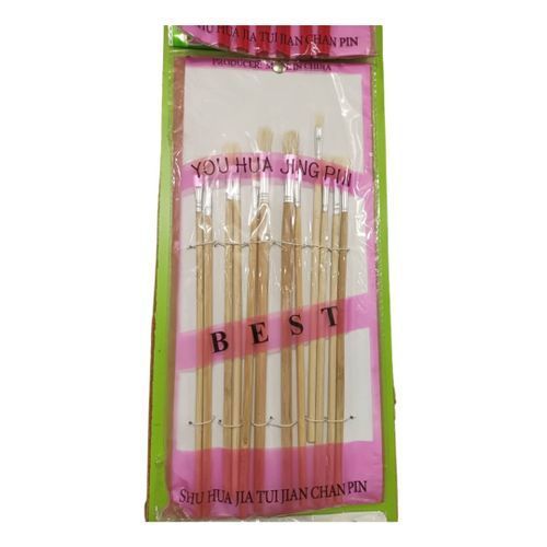 12pcs Pinceau D'artiste Pinceaux De Peinture Professionnels Fournitures D'art Papeterie