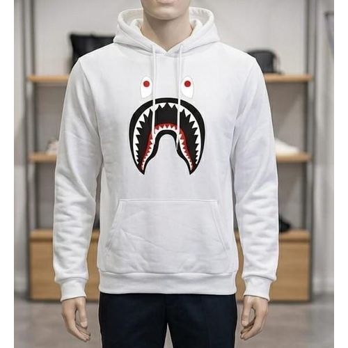 Pull à Capuche Pour Homme Automne Et Hiver - Blanc
