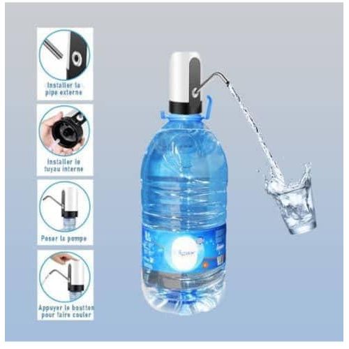 Pompe à Eau Électrique Automatique Rechargeable USB – Distributeur Intelligent pour Bonbonne