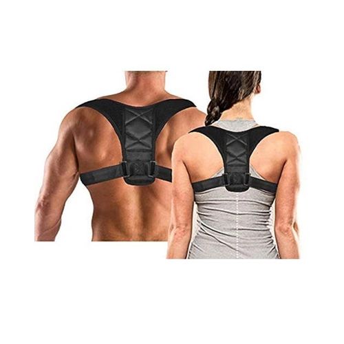 Correcteur de posture pour femmes et hommes - 1 pièce - Support réglable pour le haut du dos et épaules, correcteur de posture pour le cou, la clavicule, les épaules et le dos - Respirant et confortable(XL)