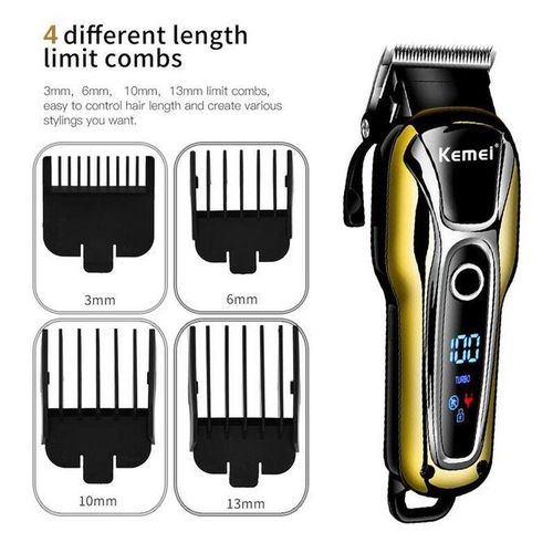 Tondeuse HD Electrique Rechargeable Cheveux Et Barbe - Pour Hommes Et Enfants