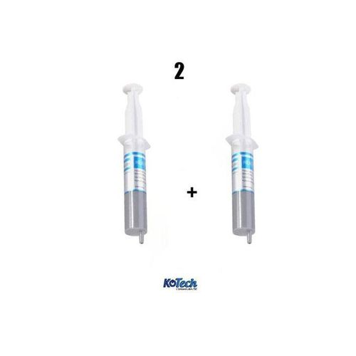 2x Seringues De Pate Thermique 30g CPU GPU Processeur Dissipateur - Gris