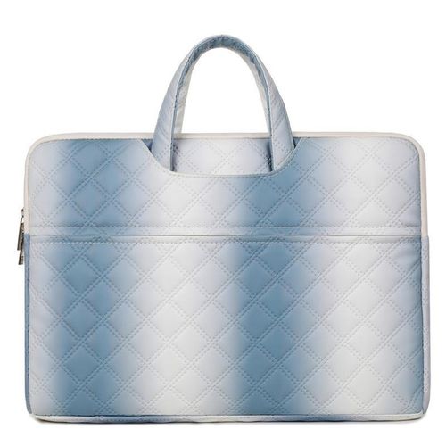Sac à Main Mallette Pour Ordinateur Portable Imperméable - Noir/Beige