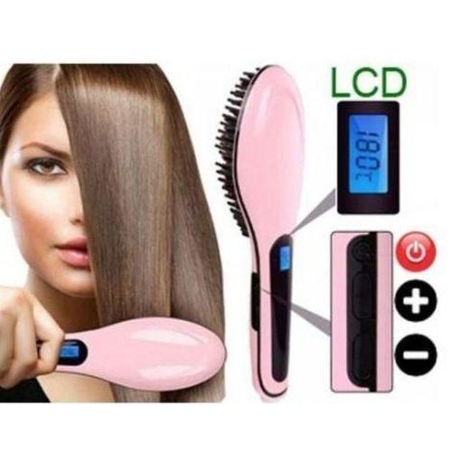 Brosse Chauffante - Lisser - Démêler+Indicateur Numérique