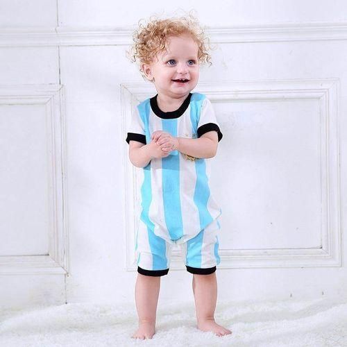 Football Barboteuse En Coton Pour Bébé