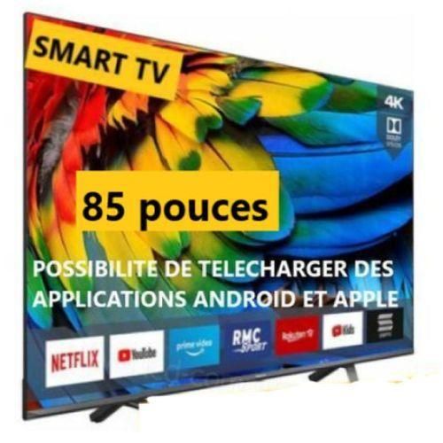 TECHNOLOGY TV LED - 85 POUCES - UHD TV-4K - WI FI – DECODEUR INTEGRE- Androïde- 24 Mois De Garantie