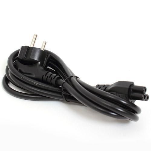 Cable d’alimentation de chargeur d’ordinateur original noir