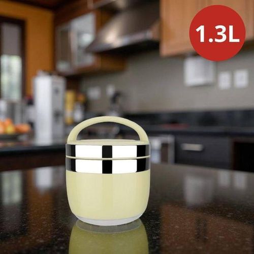 Lunch box boîte isotherme emportez vos repas partout avec style et efficacité couleur jaune clair