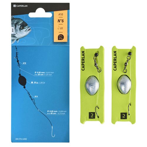 BAS DE LIGNE PÊCHE EN MER BORD DE MER SW ETU LEDG X2