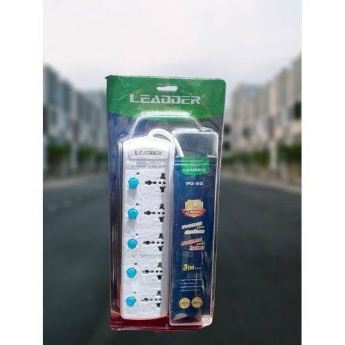 Multiprises Filaire/Rallonge PD-53 - Prises+ Interrupteur - 3Mètres