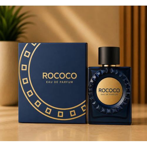 Eau de parfum rococo 100ml, fragrance boisée -epicée pour homme