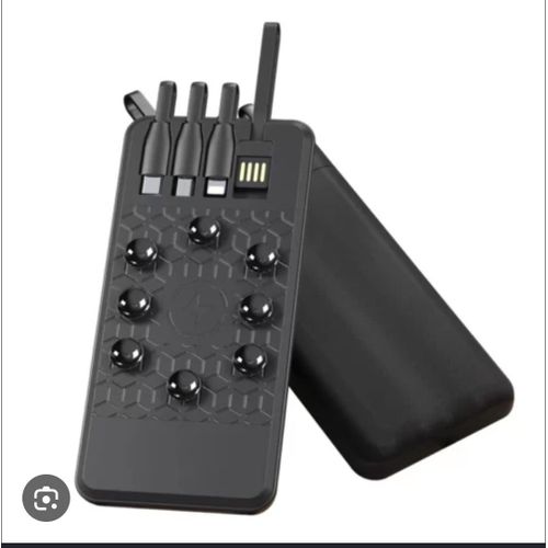Power bank - 10000 mAh- plusieurs cable