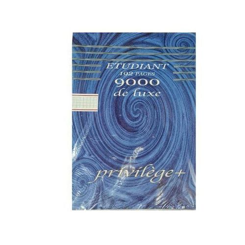 Cahier Etudiant petit Carreaux 192 pages