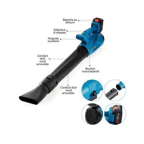 Souffleur Sans Fil à Batterie – Nettoyeur Électrique