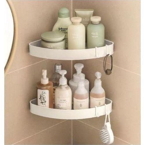 Agréable étagères D'angle De Salle De Bain