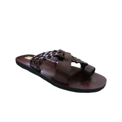 Sandale Tissée Sans Corde - Homme - Marron