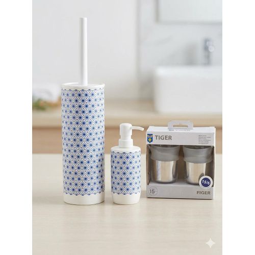 Ensemble de couche brosse wc-tube savonsuport brosse a dent