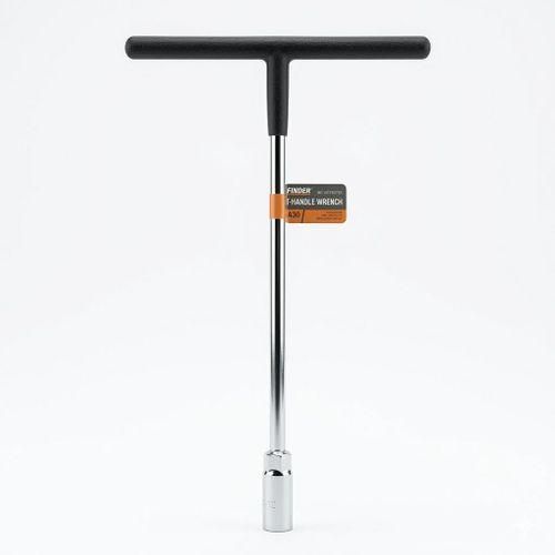 Clé à Douille en T Professionnelle FINDER - Manche Ergonomique Antidérapant - Acier Chrome Vanadium Ultra-Résistant - Longue Portée pour Mécanique & Bricolage - Réf A30