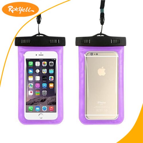 Pochette Étanche Universelle pour Smartphone – Protection 100% Idéale pour Piscine, Plage, Voyage & Activités Aquatiques - Violet