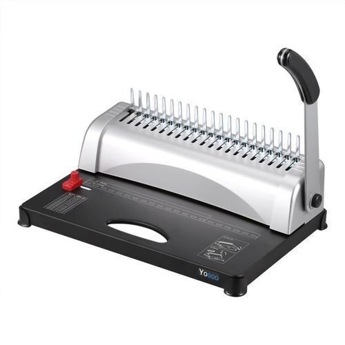 Machine à Reliure A4- Perforeuse Reliure - Gris / Noir