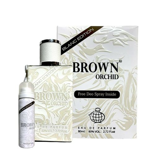 Brown Orchid WHITE EDITION PARFUM PLUS FREE BODY SPRAY