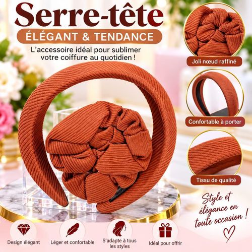 serre-tête accompagné de son chouchou assorti