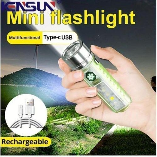 Lampe De Poche LED 3LED Fluorescente Camping Rechargeable