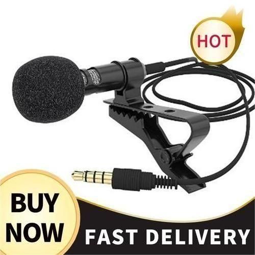 Cravate Noire Microphone Cravate Compatible Avec Smartphone