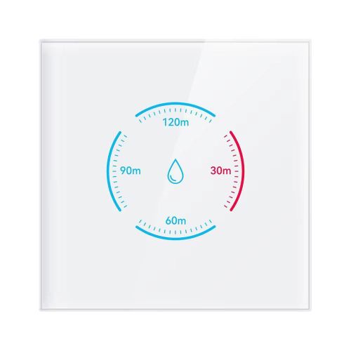 Interrupteur intelligent 40A Tuya pour chauffe-eau, interrupteur tactile pour chaudière avec fonction de minuterie pour la maison et l'hôtel