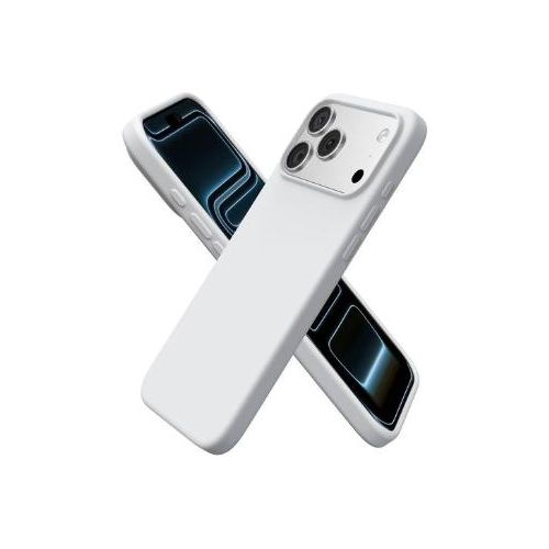Coque Silicone Compatible Pour IPhone 17 Pro Max - BLANC