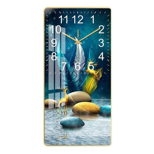Crystal Ceramic Clock Study Living Room Wall Clock
