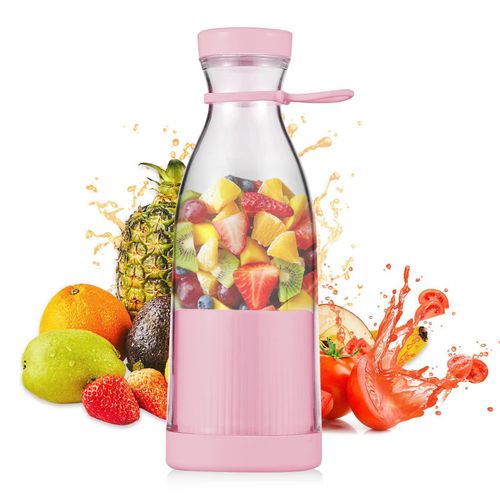 Mini Mixeur Portable USB - 4 Lames Inox - Smoothie & Jus Frais