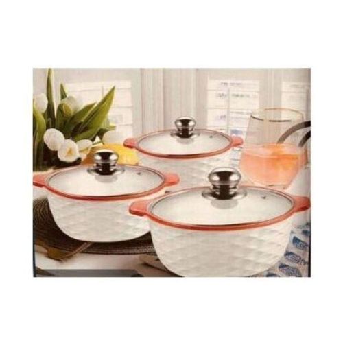 3 Agréable Soupières ET COUVERTURE AVEC VITRE HP