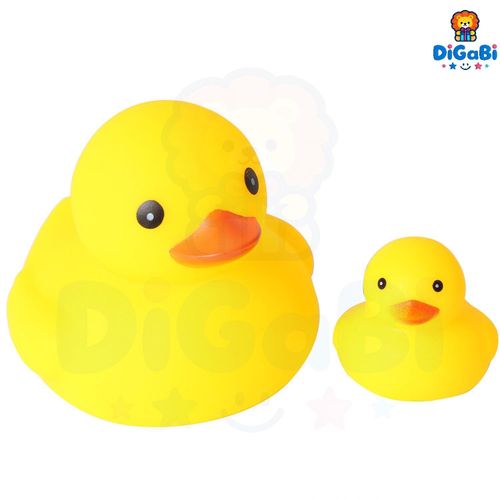 Yellow Rubber Ducks Bath Toys, Bathtub Floating Squeaky Duck Bulk Baby Preschool Bath Toy for Baby Shower Infants Kids Toddler Birthday Party Decoration Gift(2pcs)