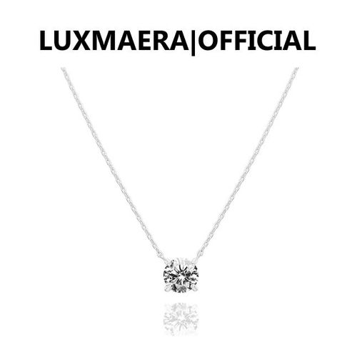 Collier Femme Pendentif Diamant Solitaire Fin et Élégant