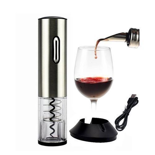 Tire - Bouchon Electrique Rechargeable - Argent