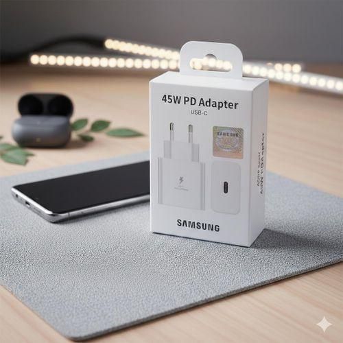 Boitier de chargeu 45W PD Adapter USB C Sans cable - Super Rapide r Samsung