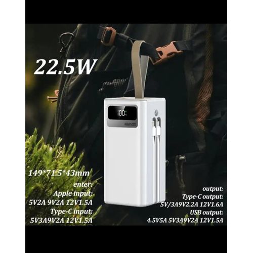 Banque D'alimentation Portable 60.000 MAh Battery