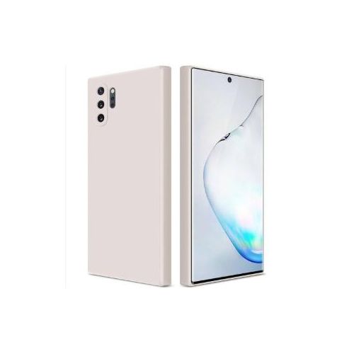 Coque Silicone Compatible Samsung Galaxy Note 10 Plus Avec Antichoc - BLANC