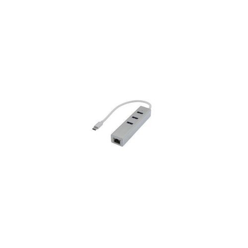 Adaptateur Type C Vers RJ45 A 3 Ports USB