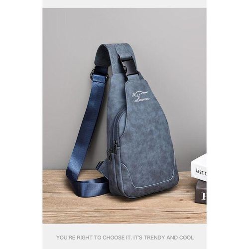 Partagez ce produit Sac de poitrine, sac à bandoulière pour hommes, version coréenne du sac à bandoulière en tissu Oxford, sac à bandoulière de grande capacité tendance pour hommes