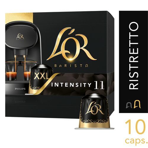 ® L’OR CAPSULES DOUBLE XXL RISTRETTO INTENSITÉ 11 COMPATIBLE AVEC MACHINE L’OR BRISTA PHILIPS