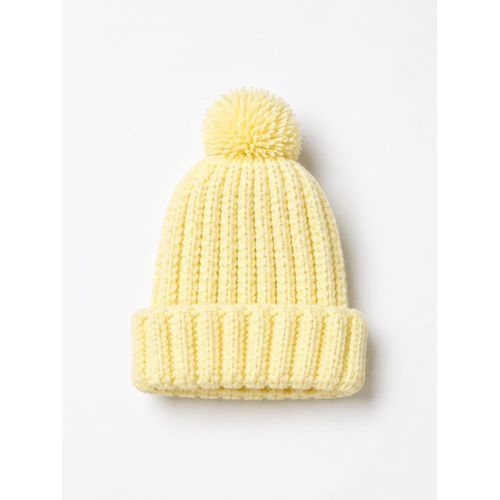 Bonnet au crochet avec pompon pour bébé